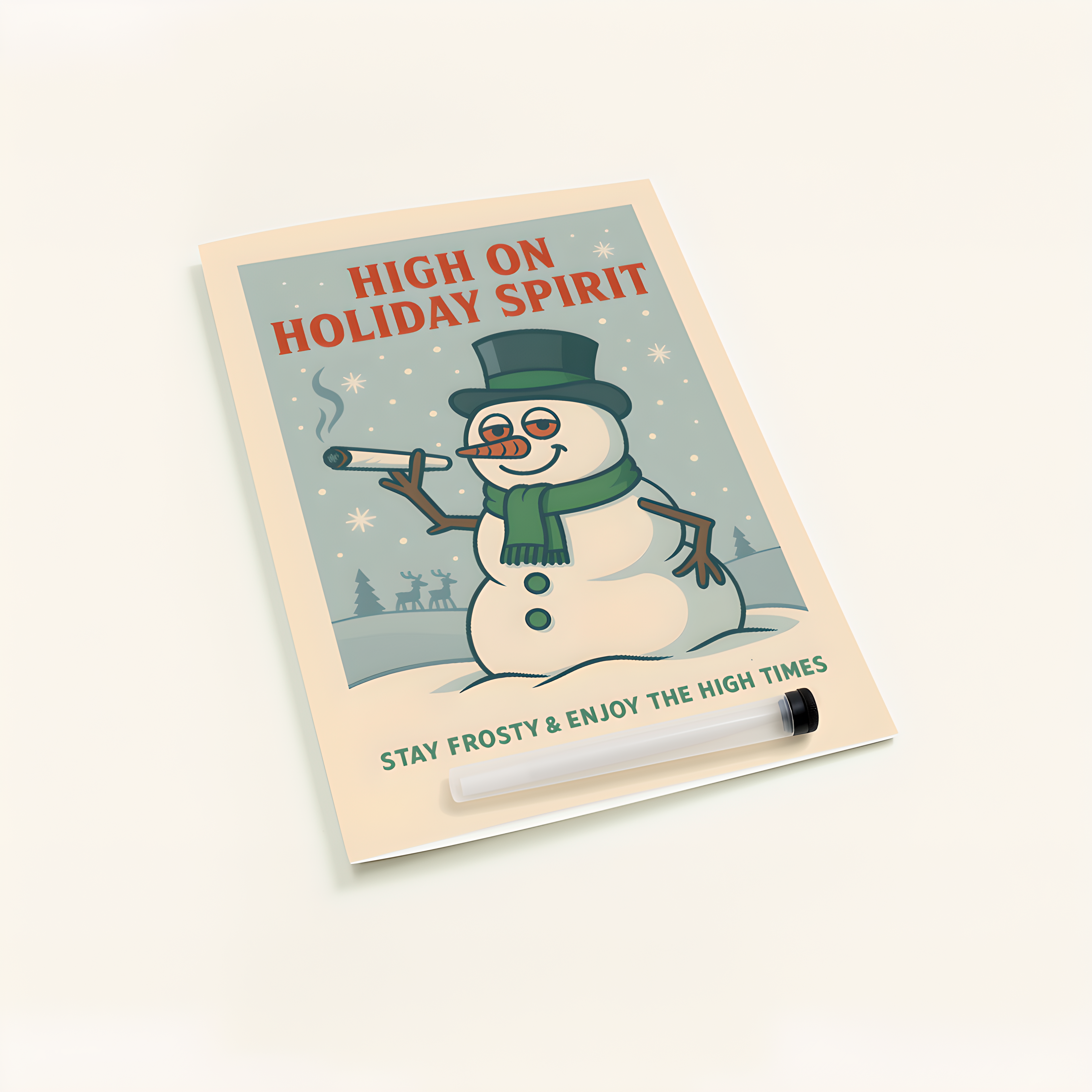 "High on Holiday Spirit"